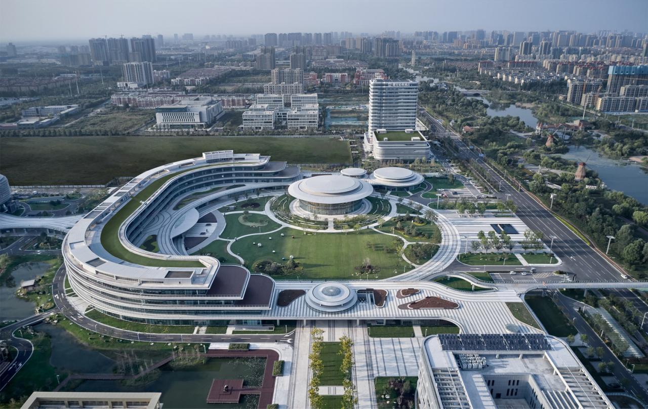 BIM建筑|理性包容、关联共生——渤海先进技术研究院 / 浙江大学建筑设计研究院