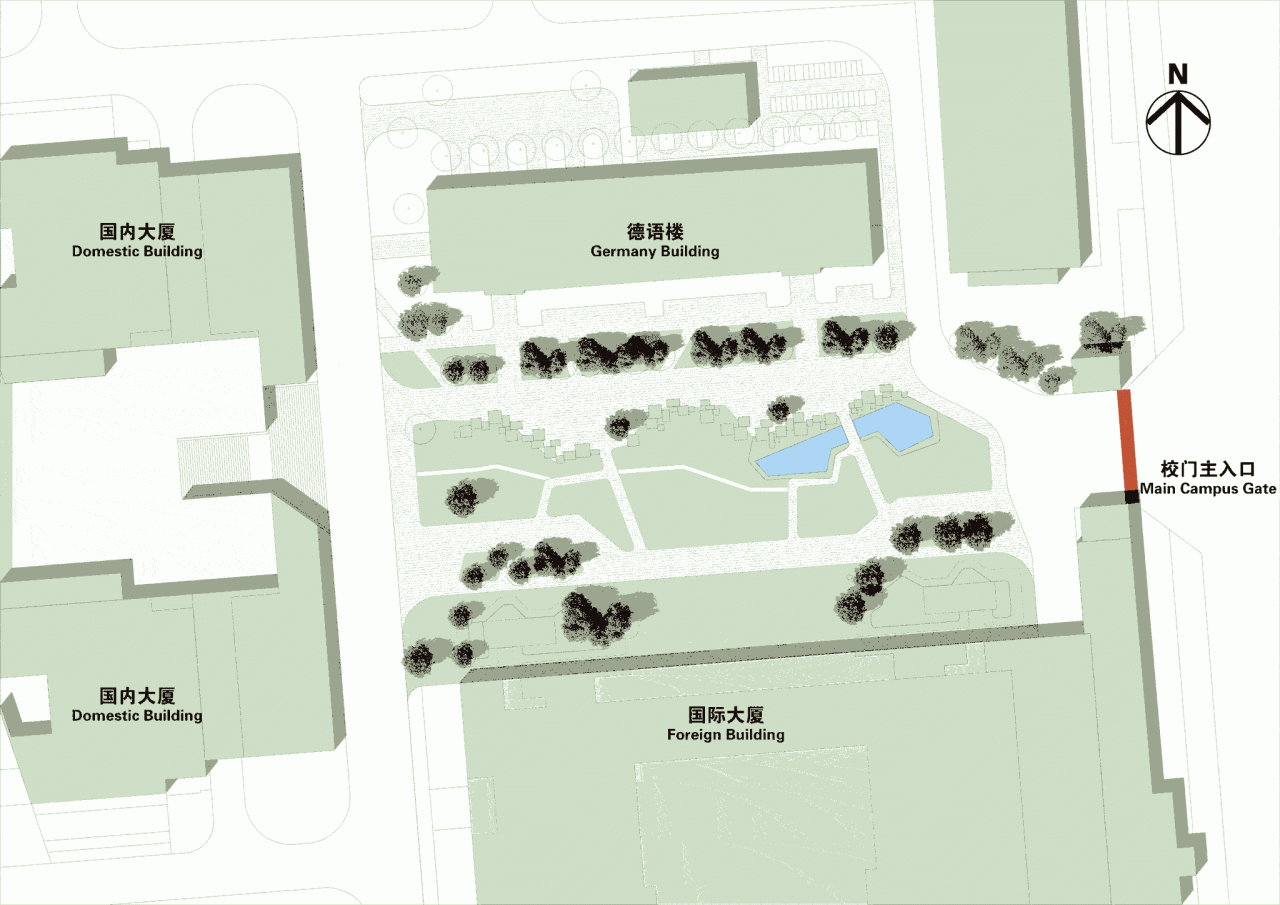 BIM建筑|《永无止境》——纪念北京外国语大学建校八十周年公共艺术作品 / 胡泉纯新作