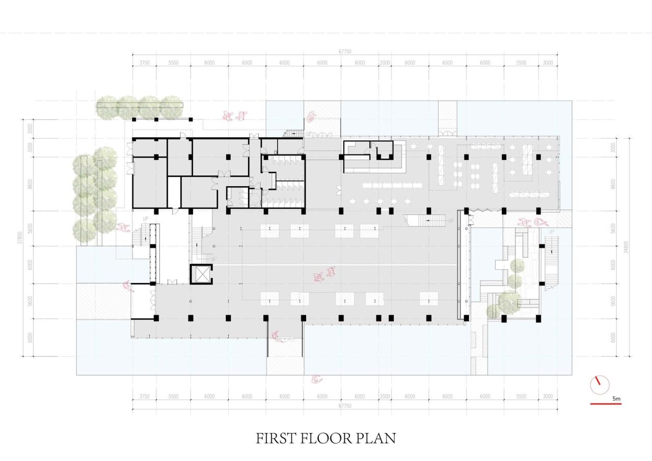 BIM建筑|沙井村民大厅 / 趣城工作室