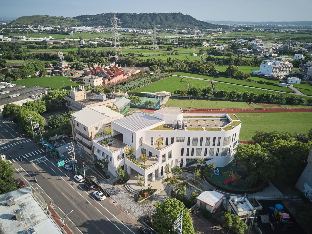 BIM建筑|台中公共图书馆外埔分馆扩建 / 大秝设计