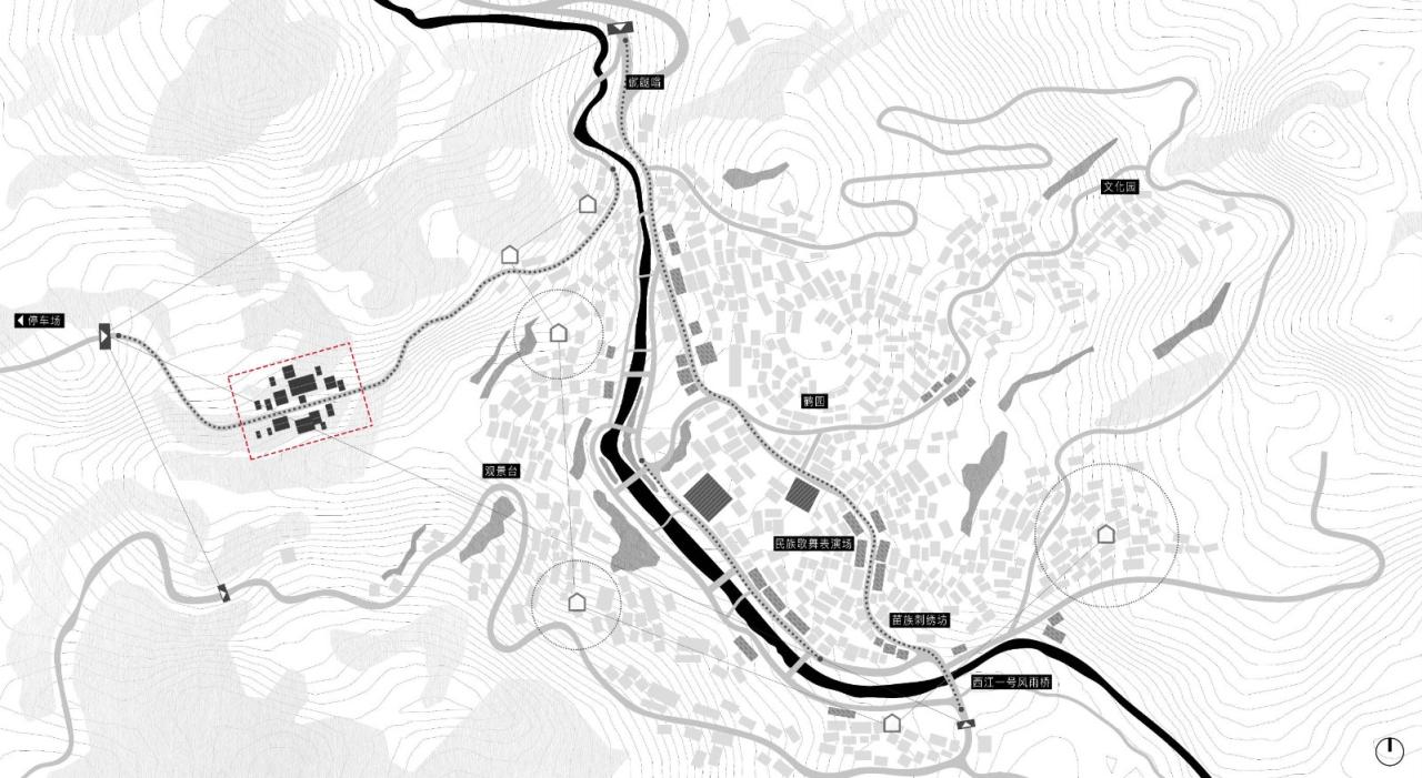 BIM建筑|雷山云屋：西江千户苗寨文化中心方案设计 / 外行建筑