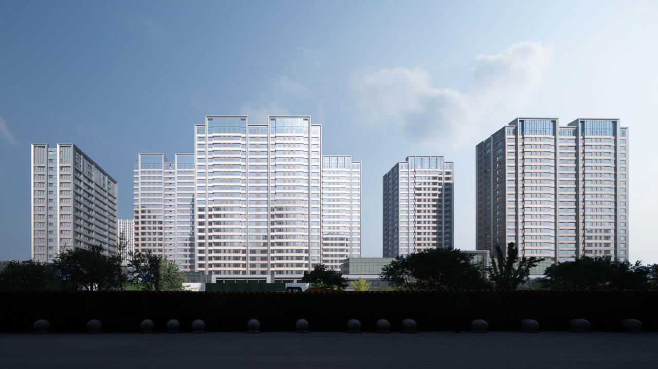 BIM建筑|奢居、从雅、极简 ： 沈阳龙湖 · 天奕 / 成执设计