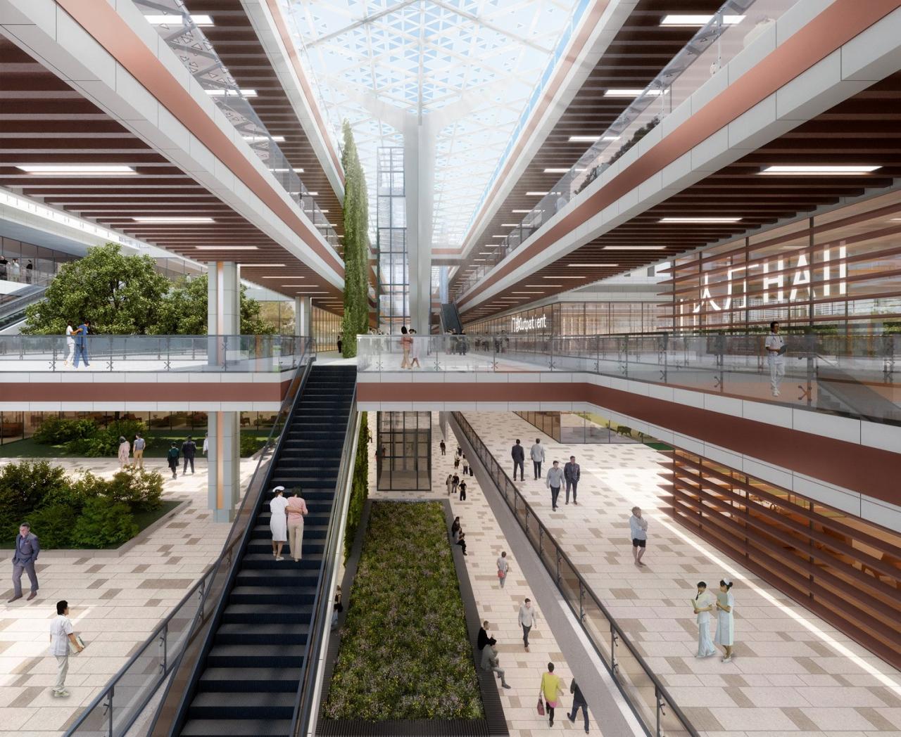 BIM建筑|福清市第二医院投标项目 / 山东省建筑设计研究院第六分院