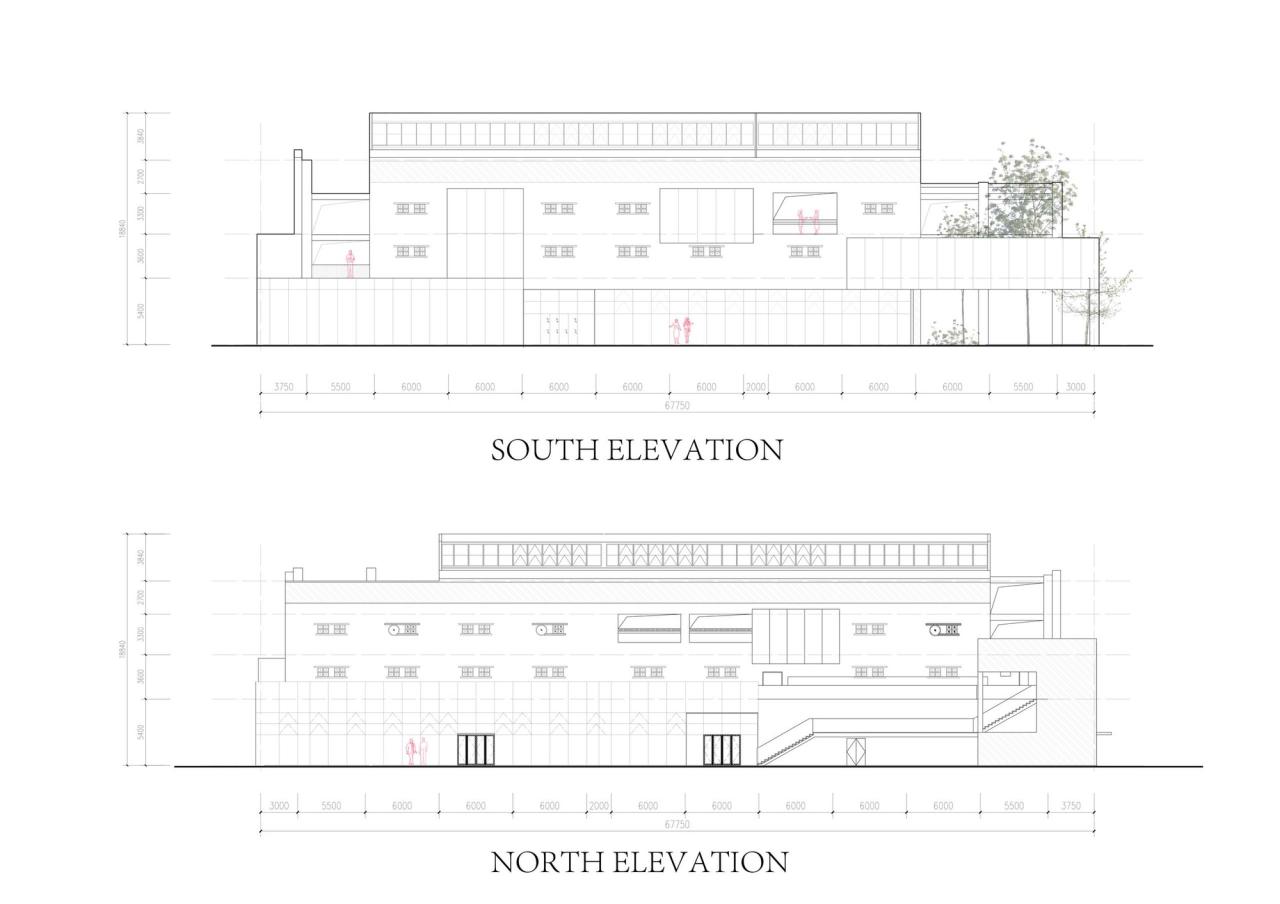 BIM建筑|沙井村民大厅 / 趣城工作室