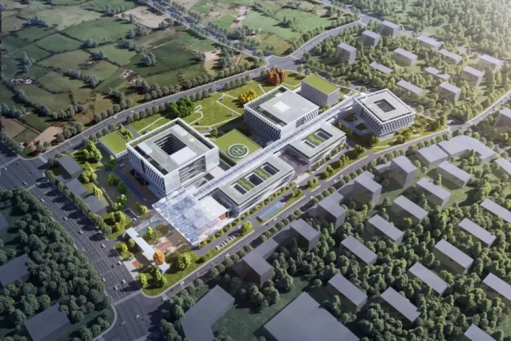 BIM建筑|福清市第二医院投标项目 / 山东省建筑设计研究院第六分院