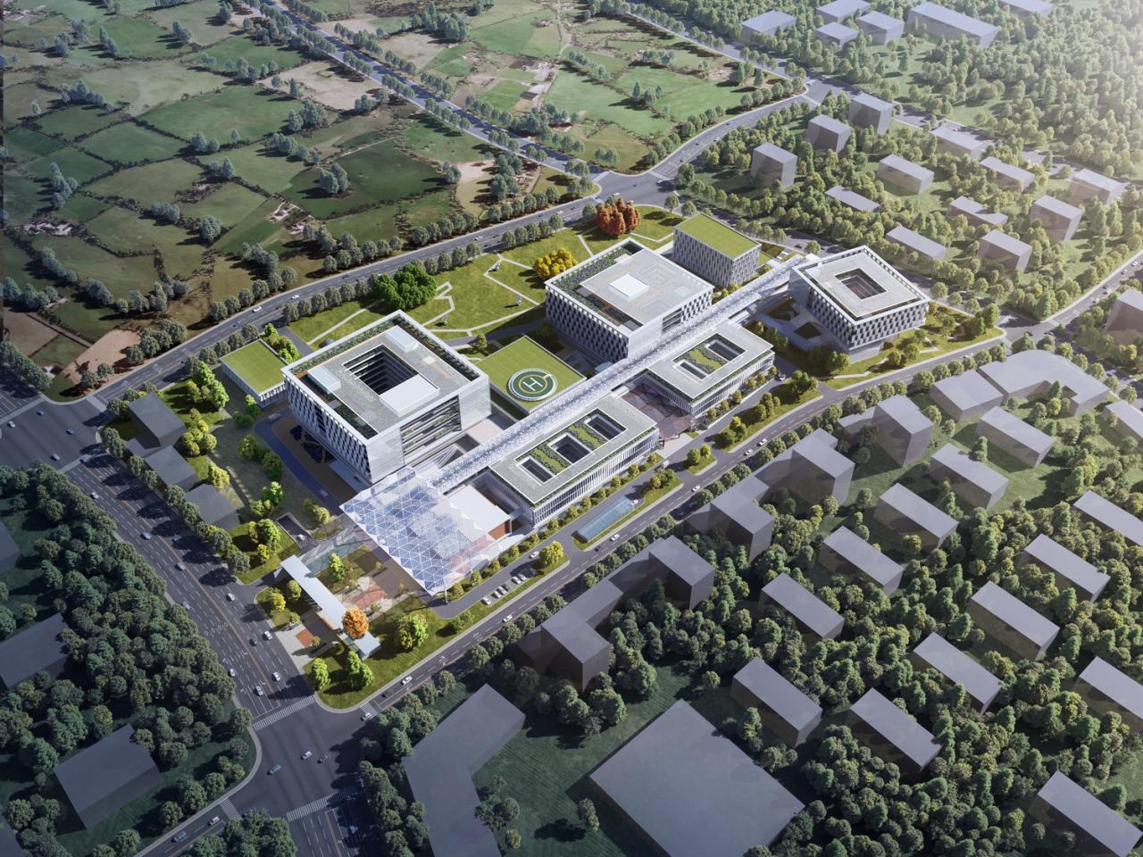 BIM建筑|福清市第二医院投标项目 / 山东省建筑设计研究院第六分院