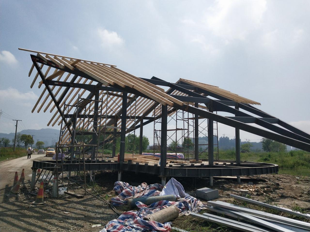 BIM建筑|富阳阳陂湖湿地生态酒店 / 尌林建筑