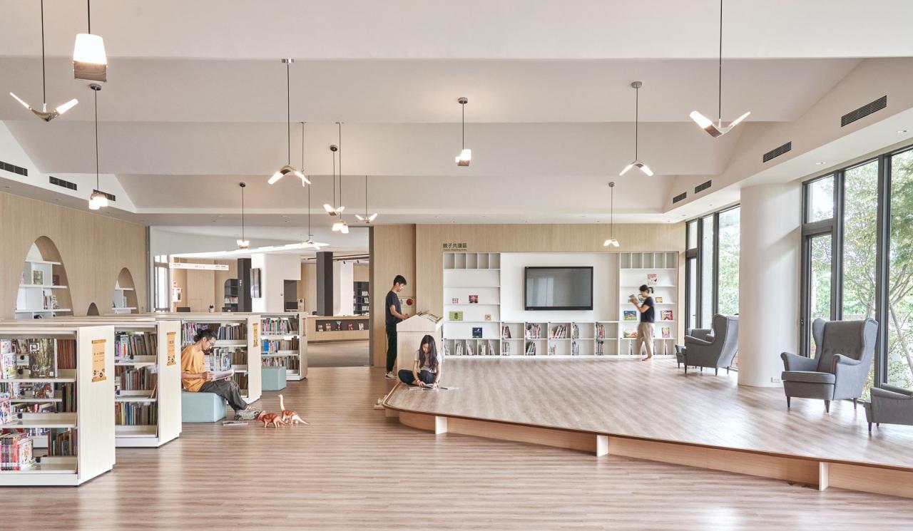 BIM建筑|台中公共图书馆外埔分馆扩建 / 大秝设计