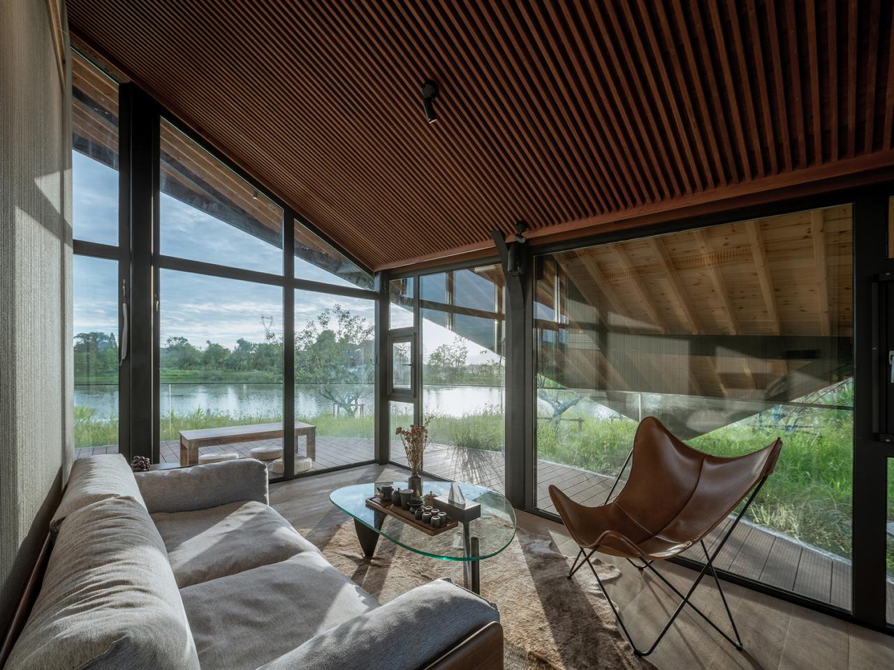 BIM建筑|富阳阳陂湖湿地生态酒店 / 尌林建筑