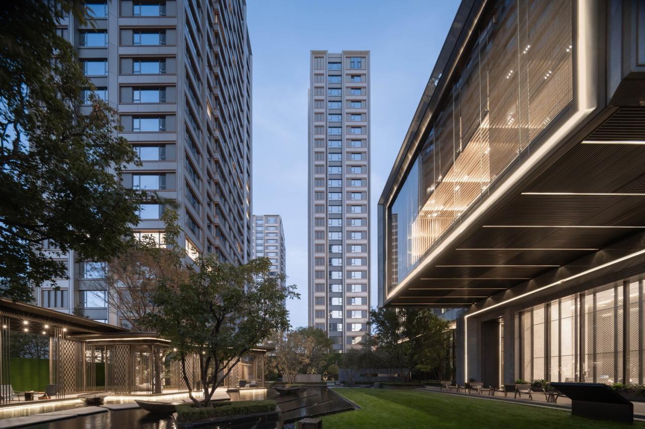 BIM建筑|奢居、从雅、极简 ： 沈阳龙湖 · 天奕 / 成执设计