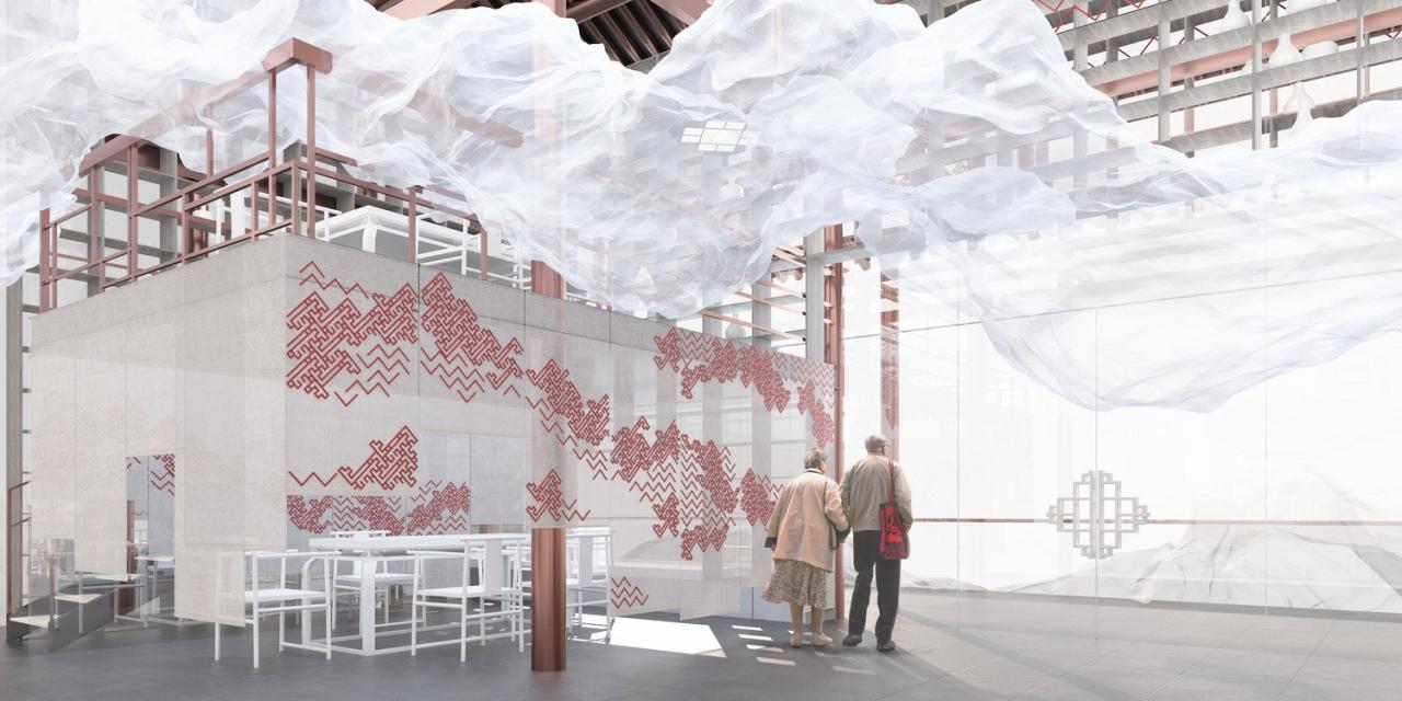 BIM建筑|雷山云屋：西江千户苗寨文化中心方案设计 / 外行建筑