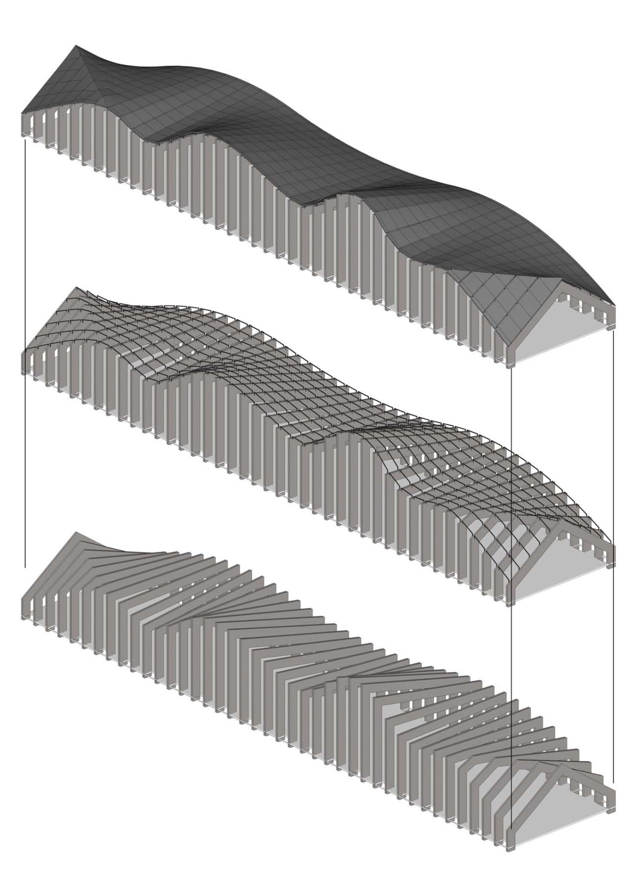 BIM建筑|陶然墟乡村集市 / 昊源集团设计中心