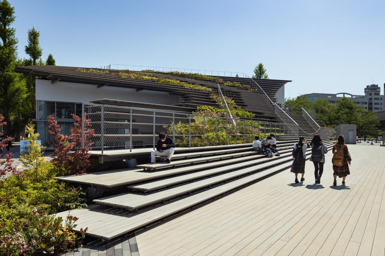 BIM建筑|东京工业大学 Hisao & Hiroko Taki 广场 / 隈研吾建筑事务所