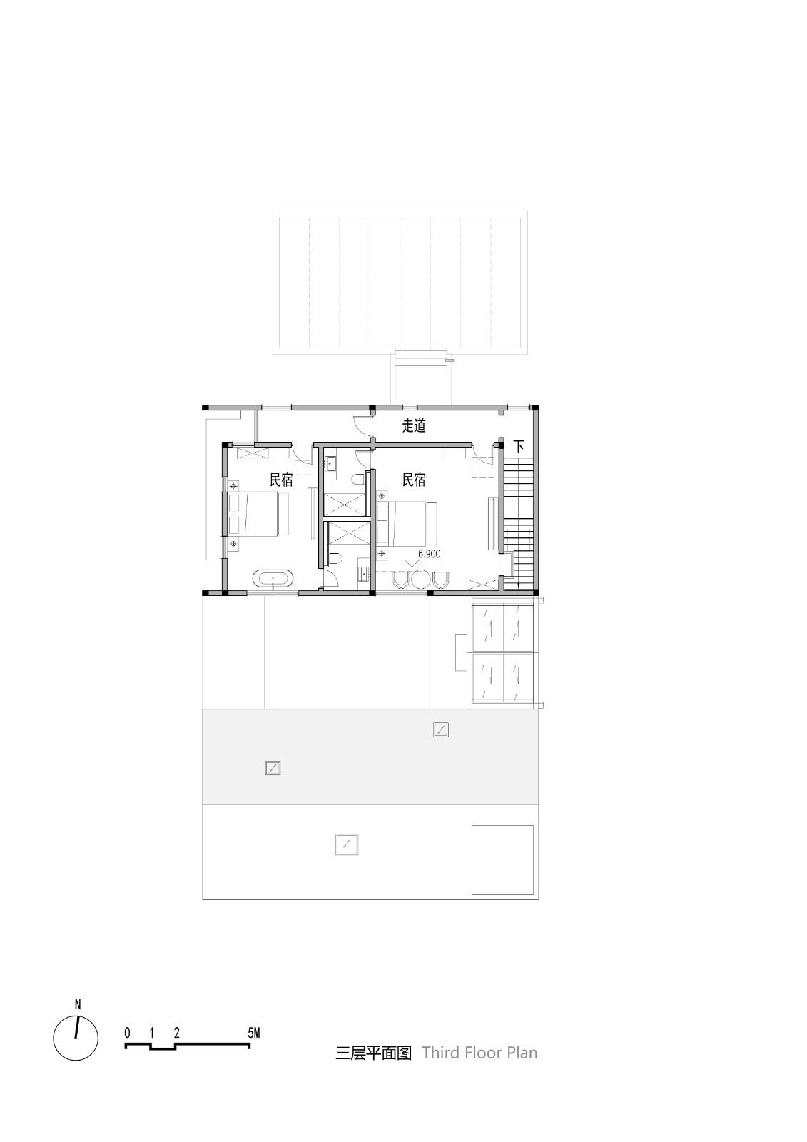 BIM建筑|剖面就是立面：白色的苏州伴宅 / Wutopia Lab