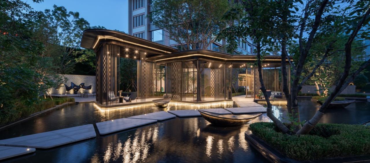 BIM建筑|奢居、从雅、极简 ： 沈阳龙湖 · 天奕 / 成执设计