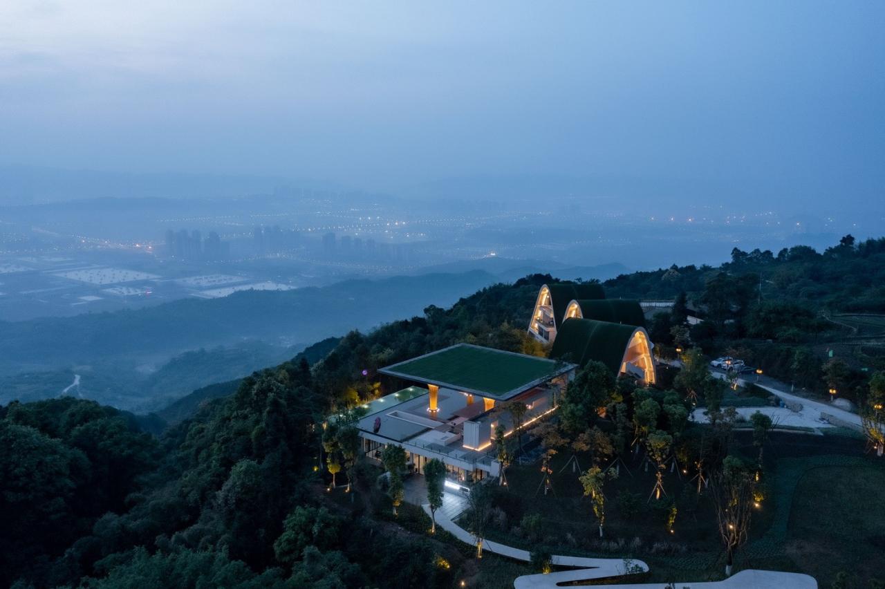 BIM建筑|重庆玉峰山慢屋•青麦庄园建筑设计 / IDO元象建筑