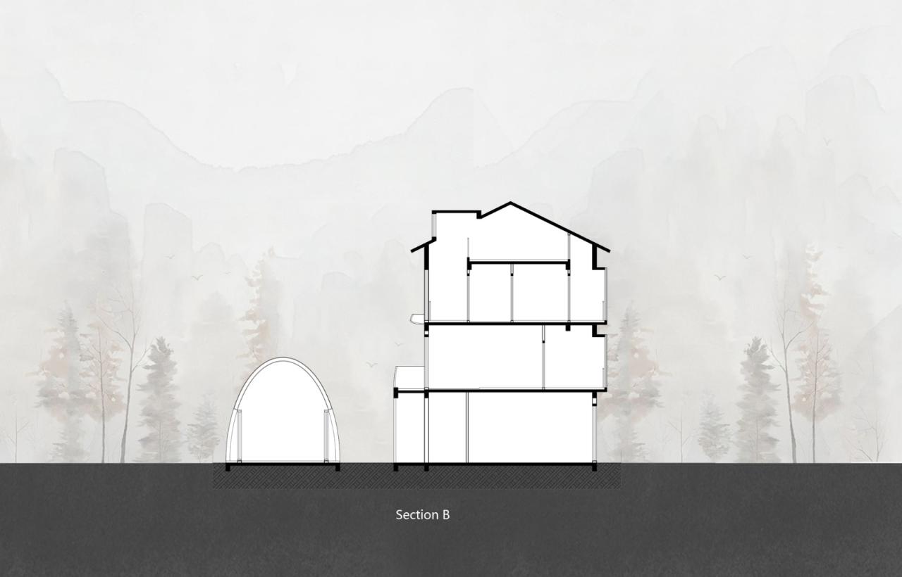 BIM建筑|待泾村花海民宿改造 / 凡度设计事务所