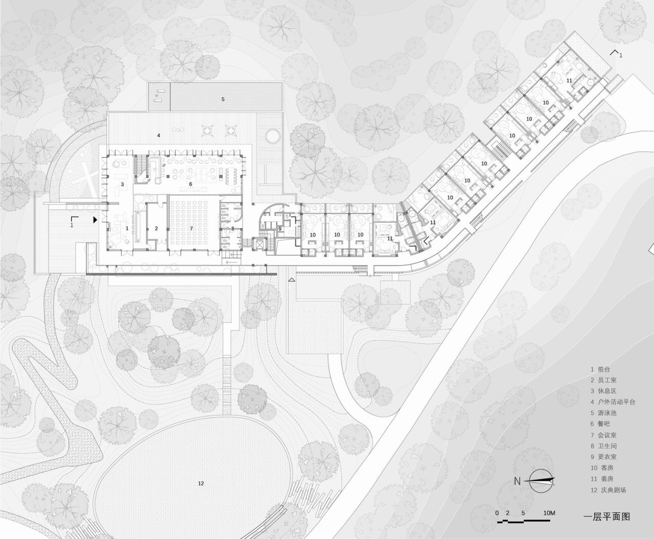 BIM建筑|重庆玉峰山慢屋•青麦庄园建筑设计 / IDO元象建筑