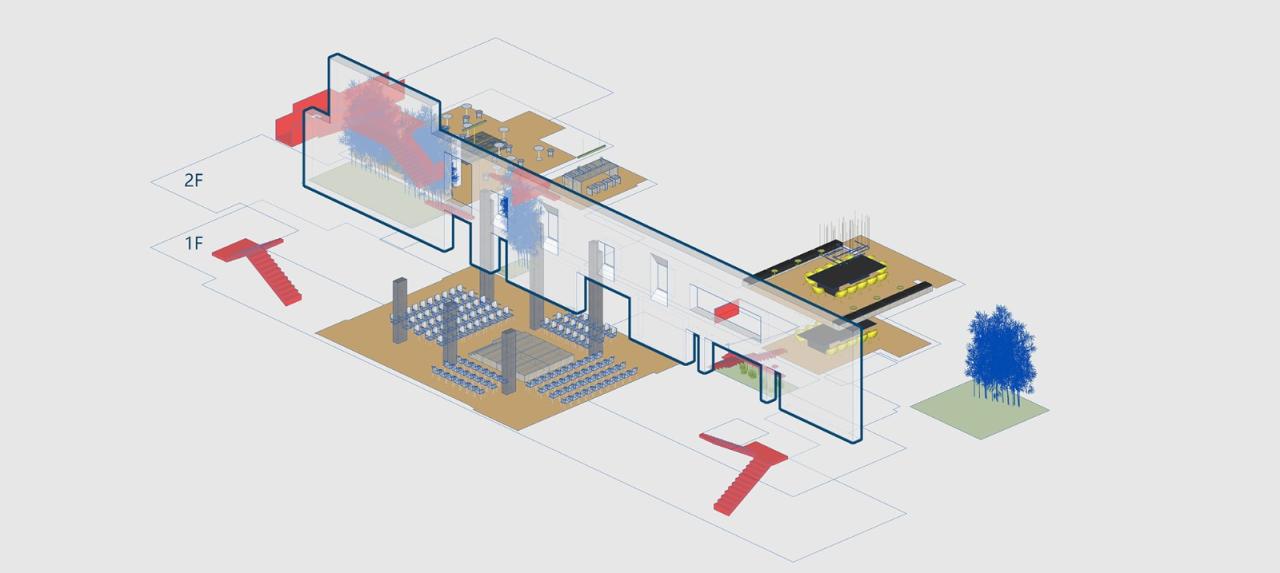 BIM建筑|昆山计家墩村会议中心 / 严旸建筑设计工作室