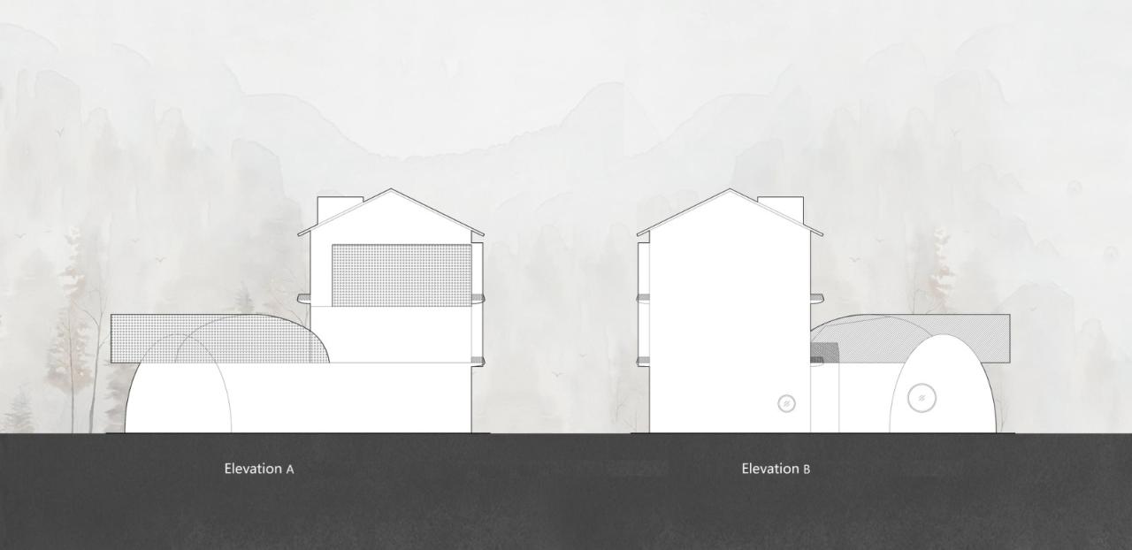 BIM建筑|待泾村花海民宿改造 / 凡度设计事务所