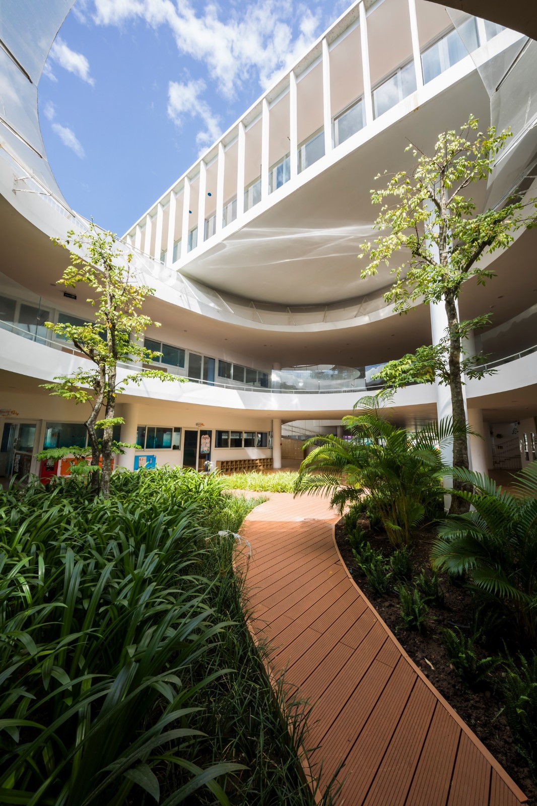 BIM建筑|山坡下的秘密基地：TTC Elite Ben Tre 幼儿园 / KIENTRUC O