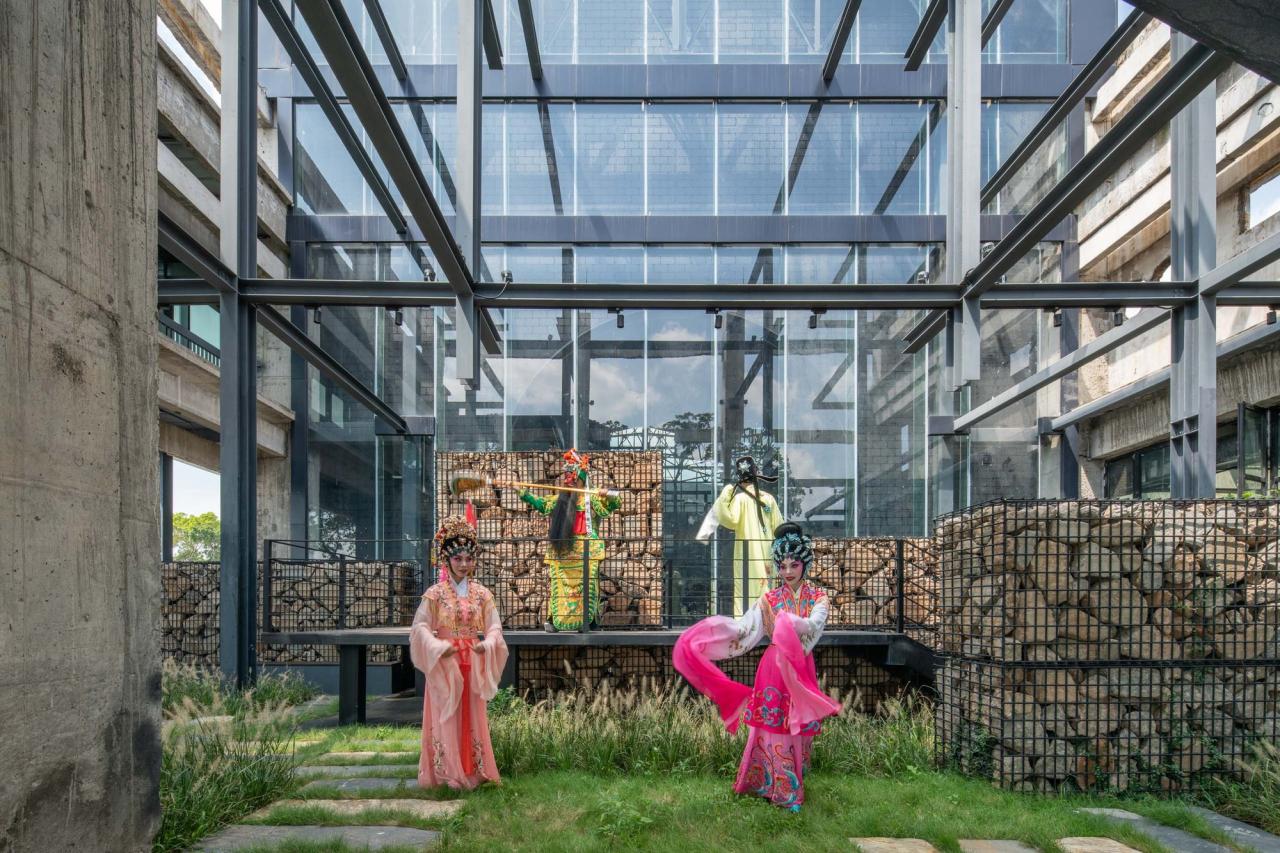 BIM建筑|沙井村民大厅 / 趣城工作室