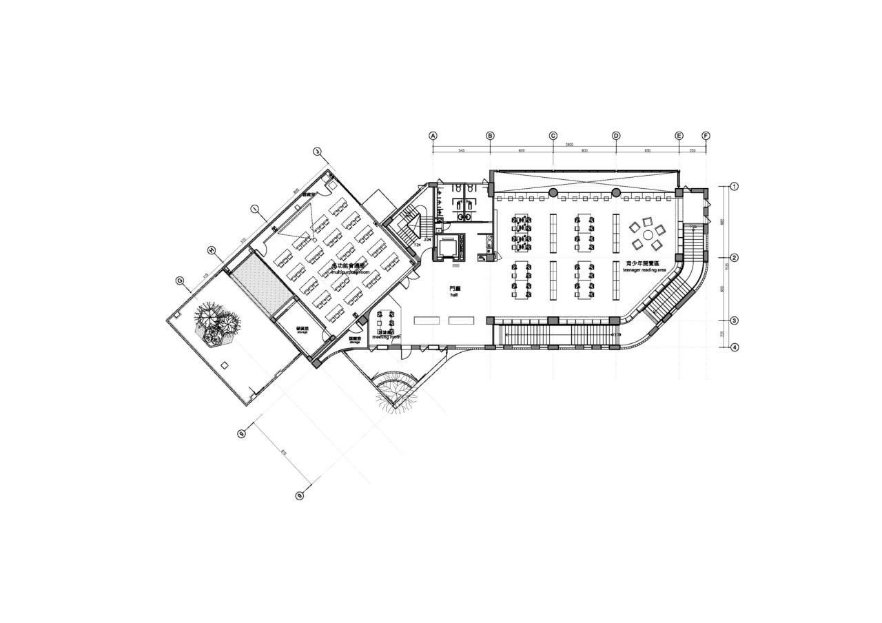 BIM建筑|台中公共图书馆外埔分馆扩建 / 大秝设计