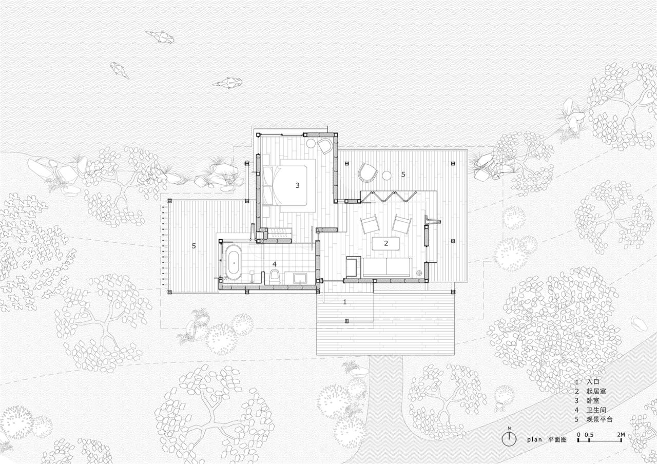 BIM建筑|富阳阳陂湖湿地生态酒店 / 尌林建筑