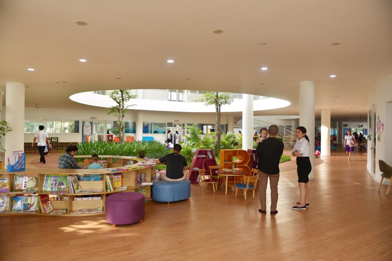 BIM建筑|山坡下的秘密基地：TTC Elite Ben Tre 幼儿园 / KIENTRUC O