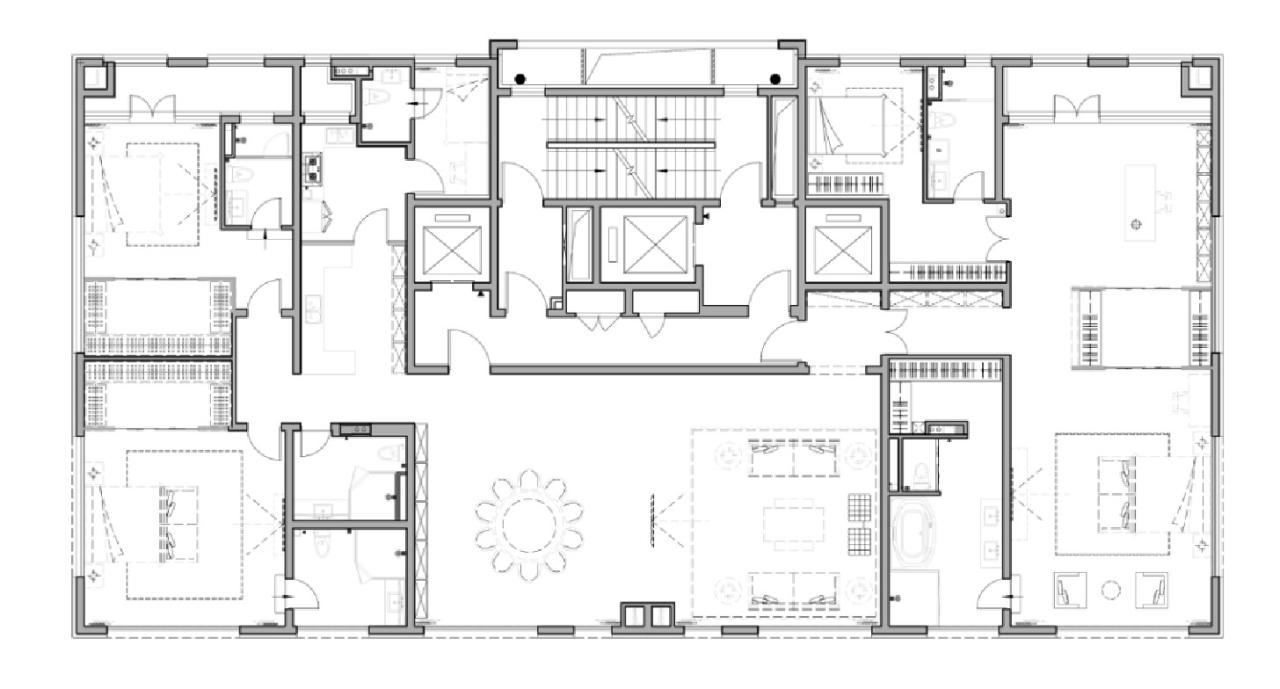 BIM建筑|奢居、从雅、极简 ： 沈阳龙湖 · 天奕 / 成执设计