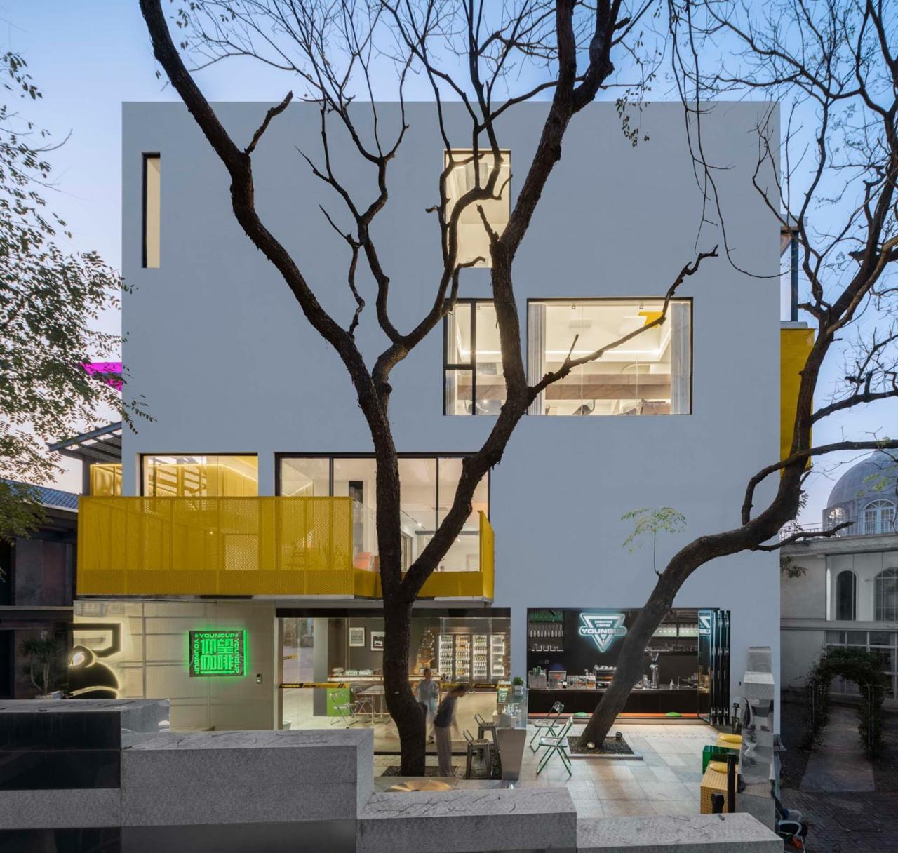 BIM建筑|猿厂营造办公楼建筑改造 / 之行建筑事务所