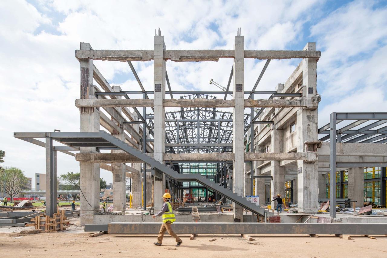 BIM建筑|沙井村民大厅 / 趣城工作室