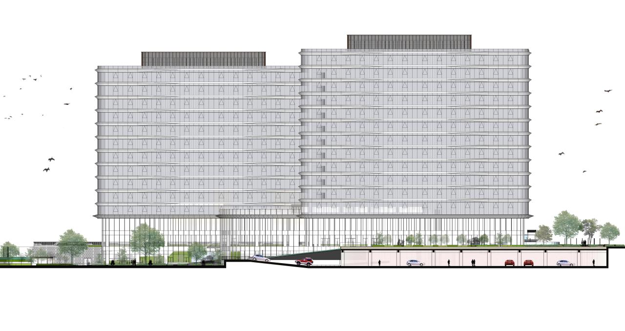 BIM建筑|流动立面平衡方正体量：南京金地威新 ▪ 雨花创新中心 / 成执设计