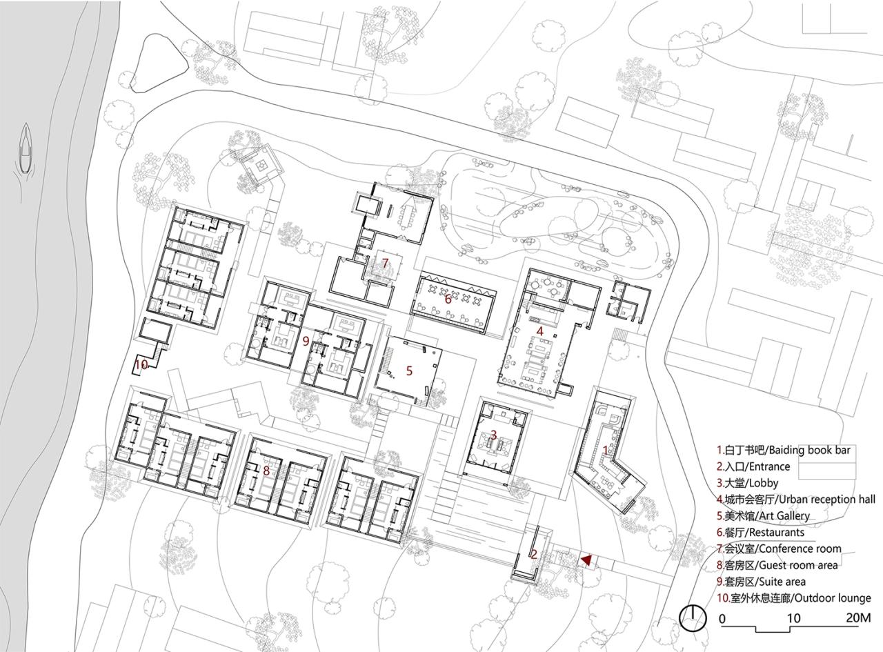 BIM建筑|圩美村舍：江淮民居在地性研究设计 / 科图建筑设计