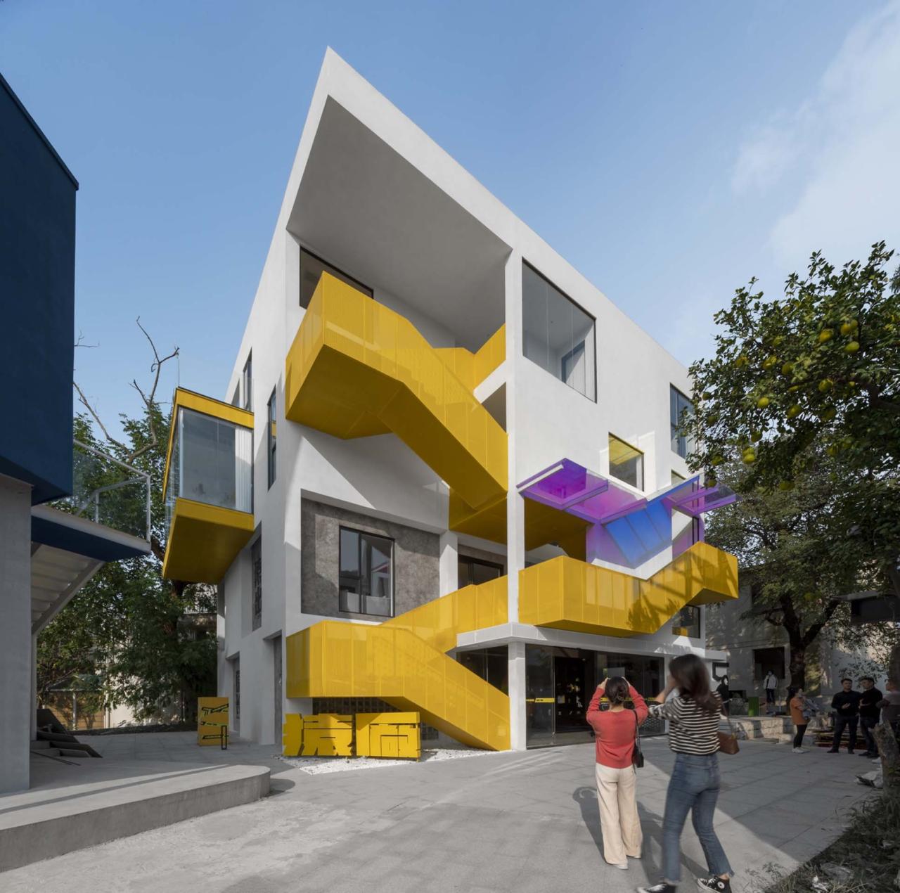 BIM建筑|猿厂营造办公楼建筑改造 / 之行建筑事务所