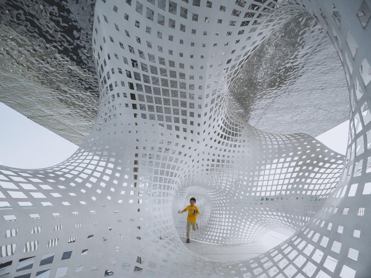 BIM建筑|环元荡贯通桥：一种混合的基建设施 / BAU建筑与城市设计事务所