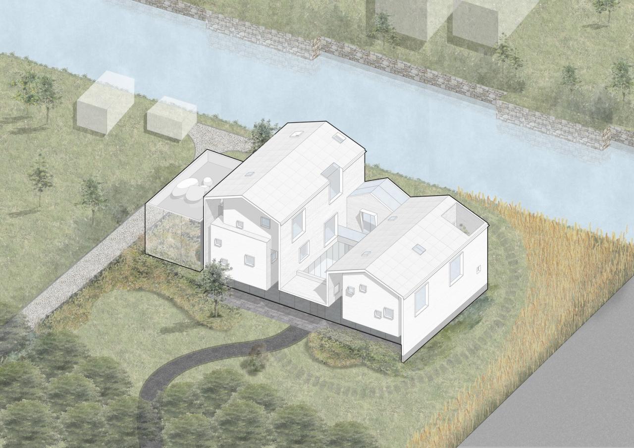 BIM建筑|剖面就是立面：白色的苏州伴宅 / Wutopia Lab