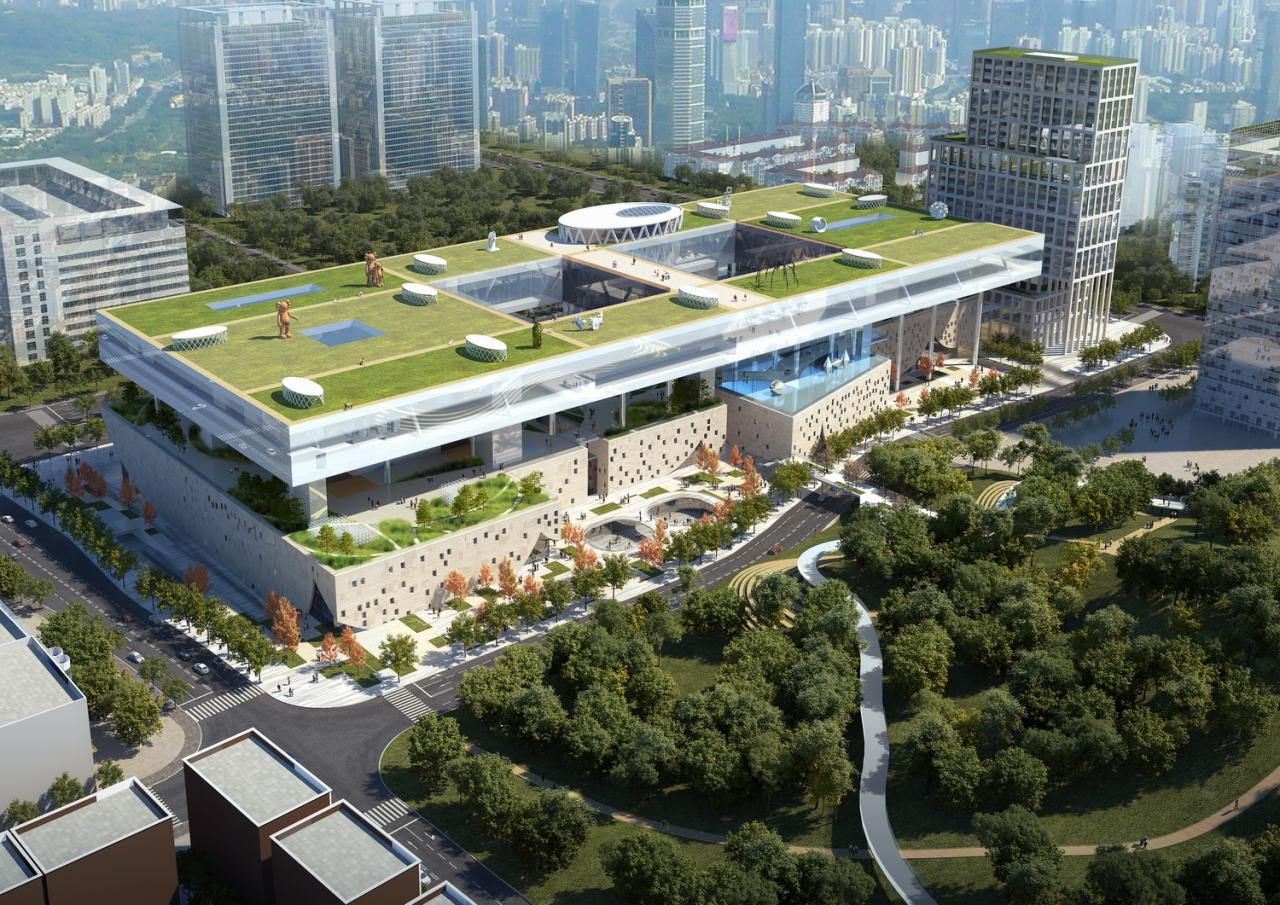 BIM建筑|深圳龙岗艺术中心 / BAU建筑与城市设计事务所