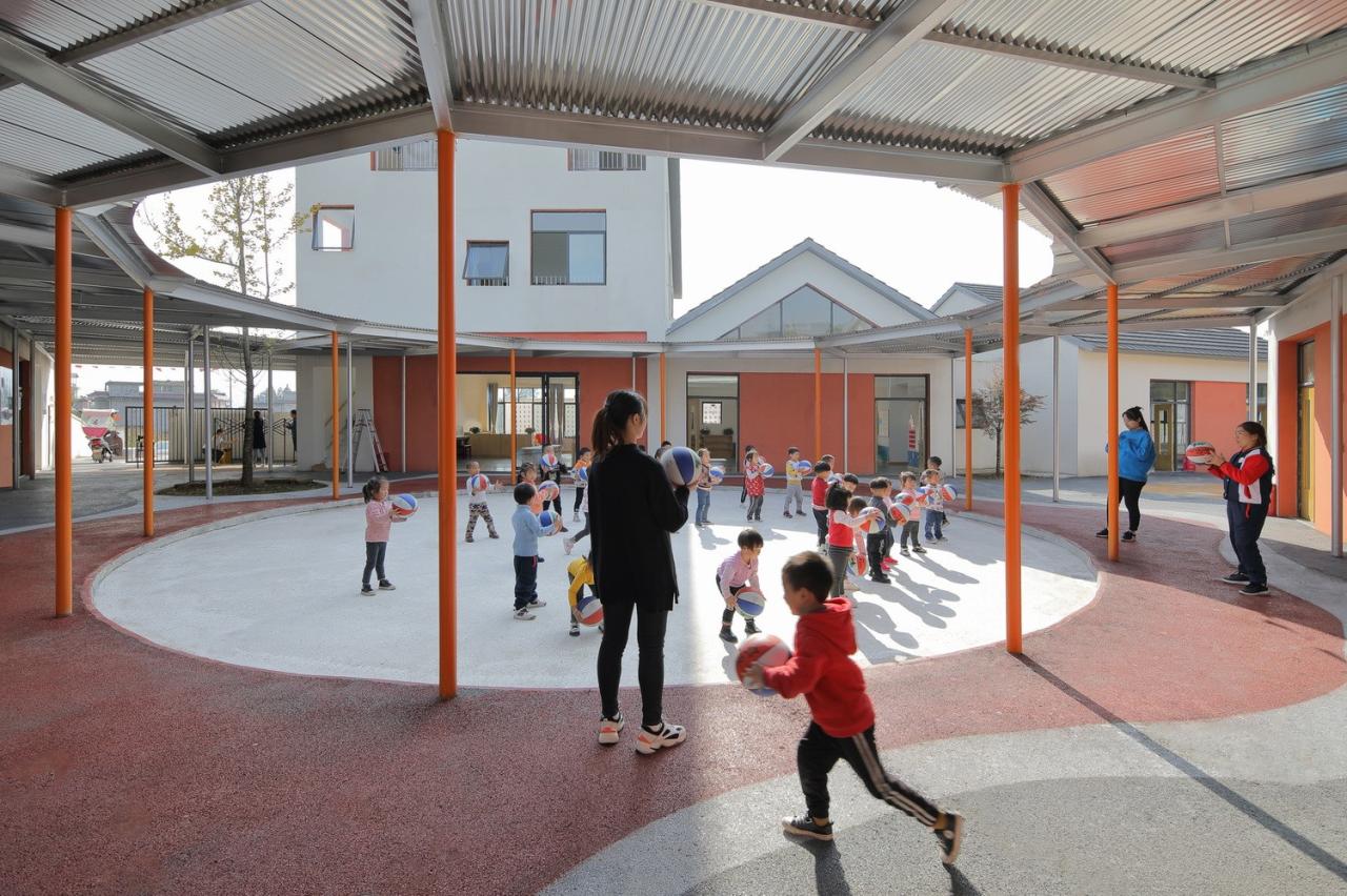 BIM建筑|大坪乡幼儿园 / 东意建筑