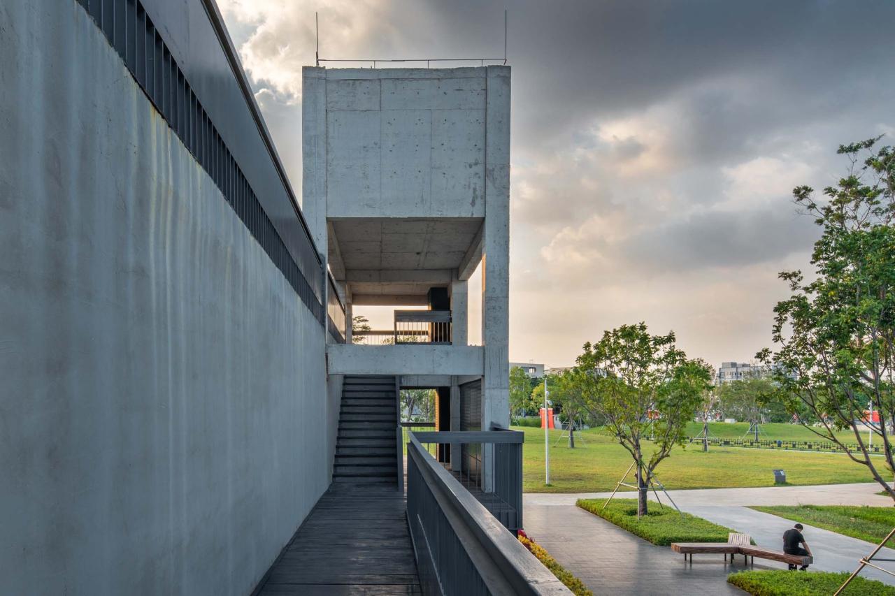 BIM建筑|沙井村民大厅 / 趣城工作室