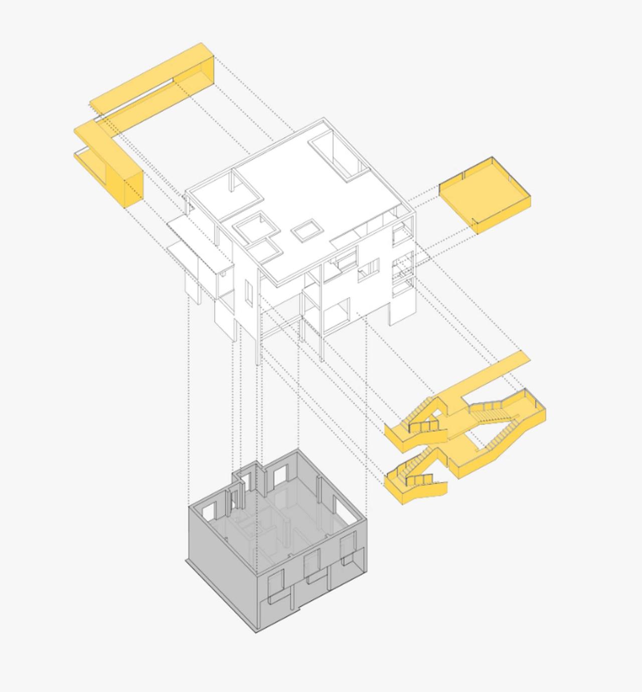 BIM建筑|猿厂营造办公楼建筑改造 / 之行建筑事务所