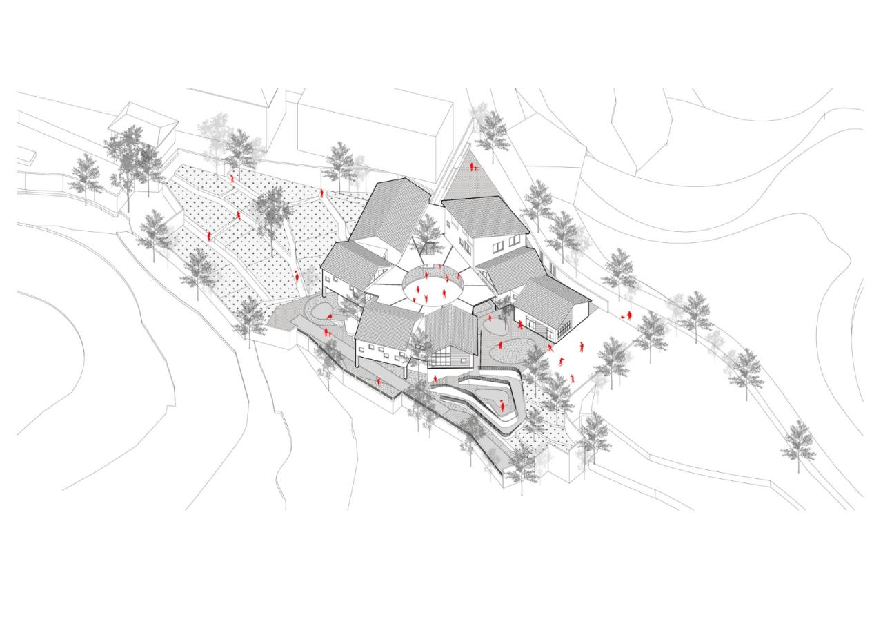 BIM建筑|大坪乡幼儿园 / 东意建筑