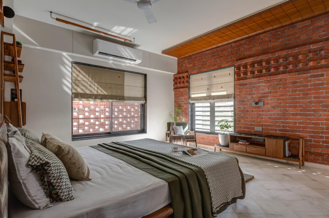 BIM建筑|三代同堂之家：Samruddhi 住宅 / AANGAN Architects