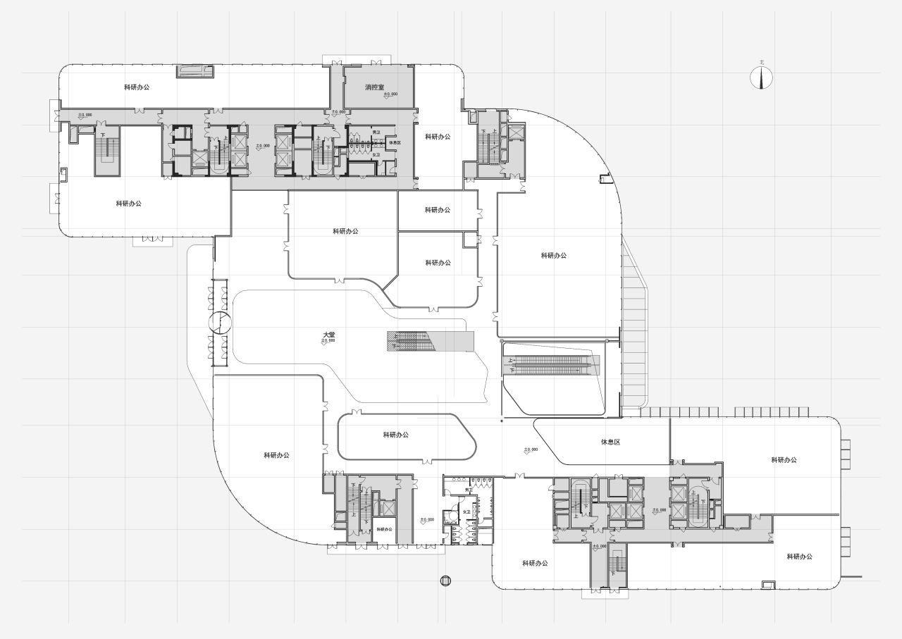 BIM建筑|流动立面平衡方正体量：南京金地威新 ▪ 雨花创新中心 / 成执设计