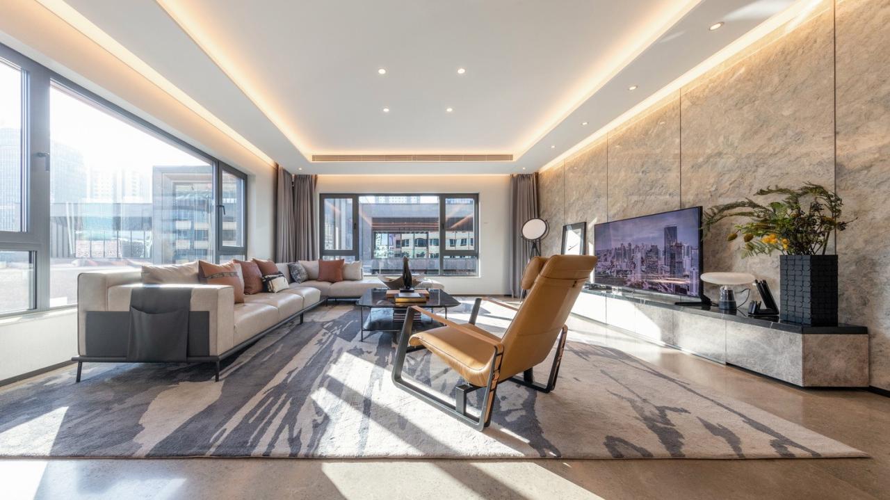 BIM建筑|奢居、从雅、极简 ： 沈阳龙湖 · 天奕 / 成执设计