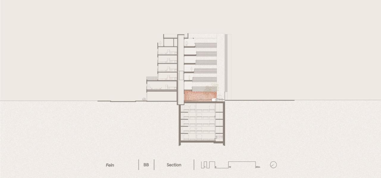 BIM建筑|飘带一般的中央公寓楼 / HQ Architects