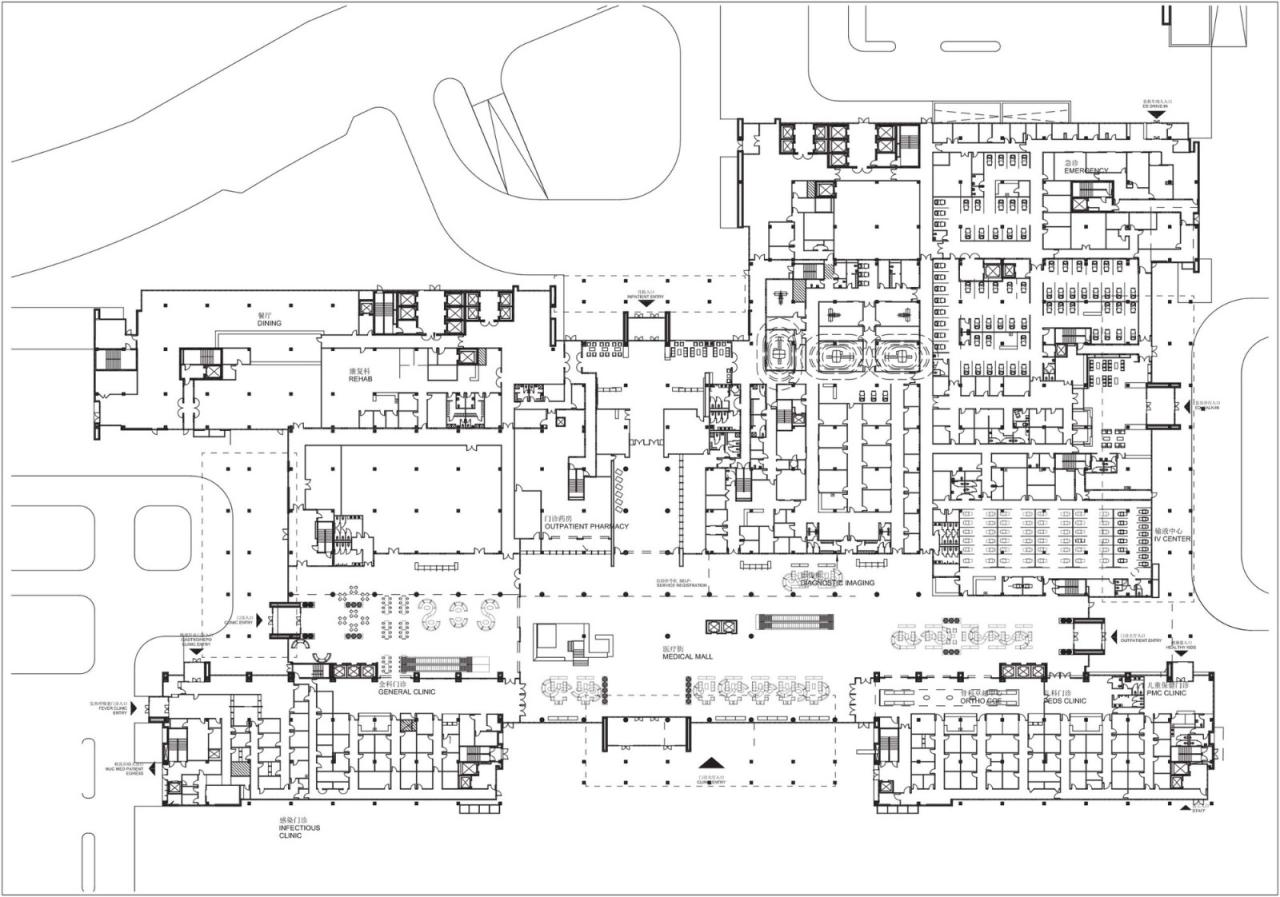 BIM建筑|合肥京东方医院 / HKS