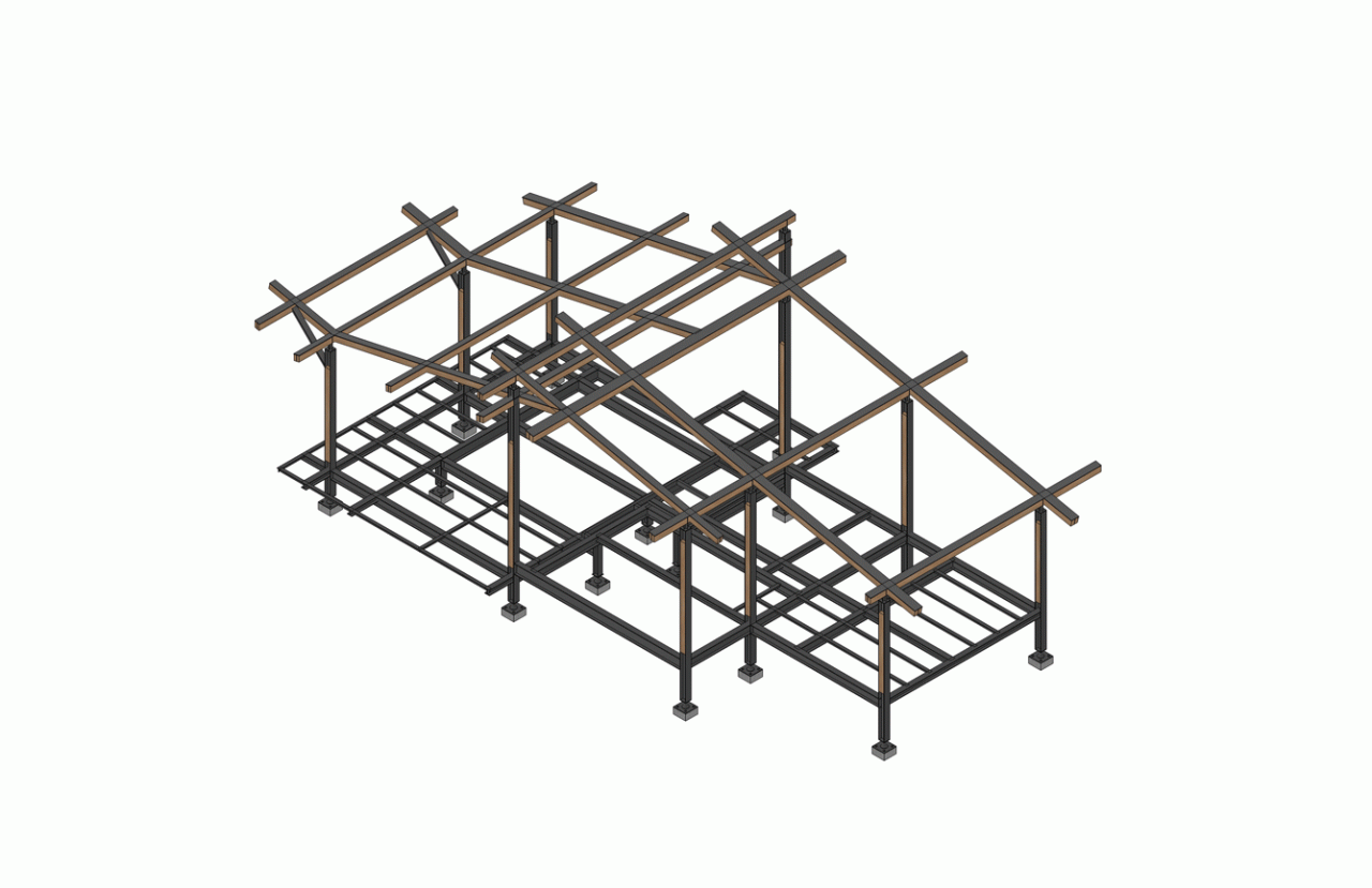 BIM建筑|富阳阳陂湖湿地生态酒店 / 尌林建筑