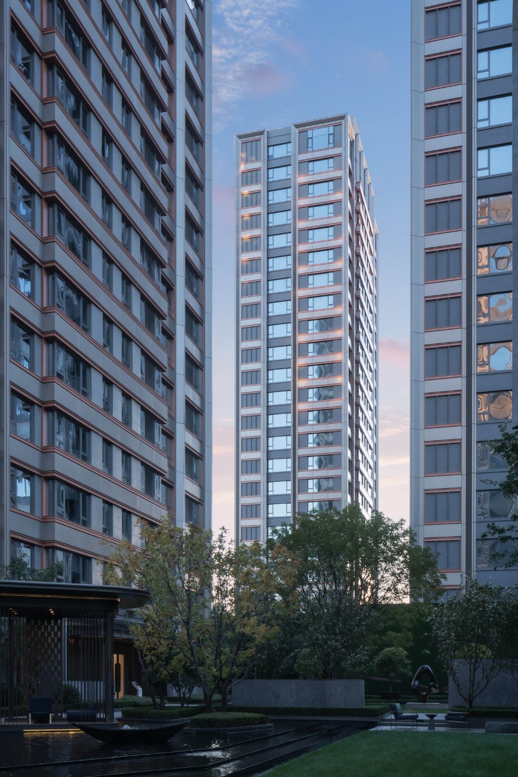 BIM建筑|奢居、从雅、极简 ： 沈阳龙湖 · 天奕 / 成执设计