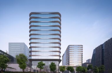 BIM建筑|流动立面平衡方正体量：南京金地威新 ▪ 雨花创新中心 / 成执设计-BIM建筑网